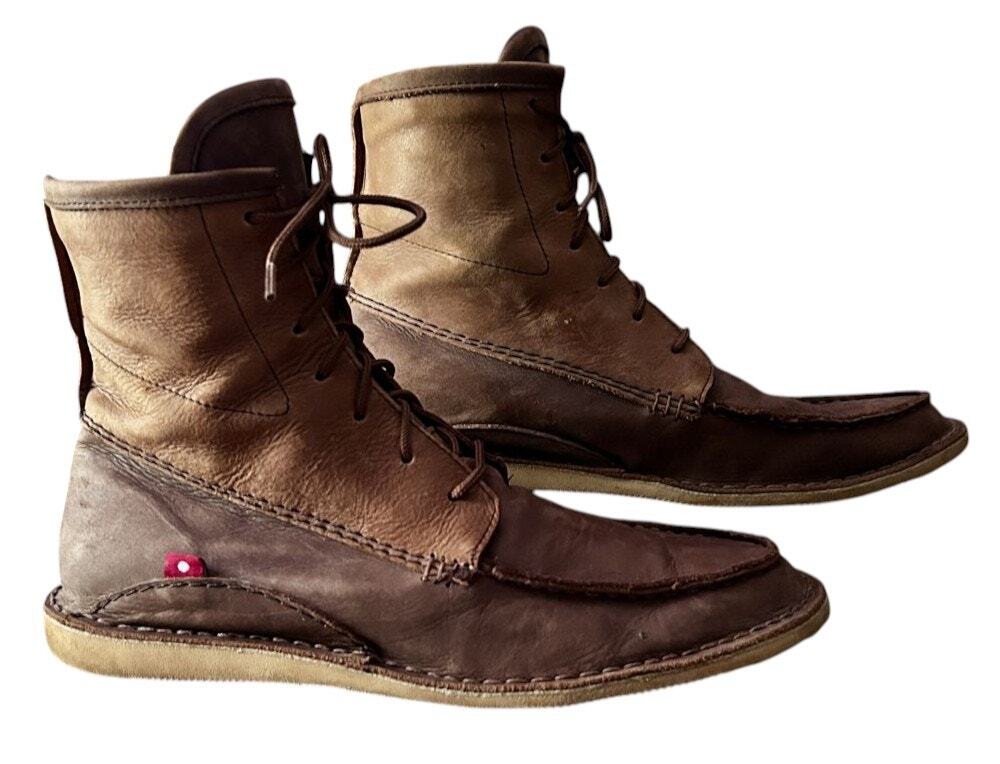 Oliberté Mogado Hi Brown Leather Ankle Chukka Boots Men's 11 (44)